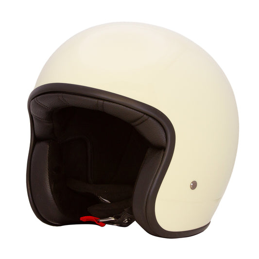 Merlin Blackbird Jet Helmet - Naked Vintage White
