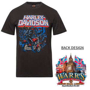 Warr's H-D® Men's Skeletor and London Big Ben Tee