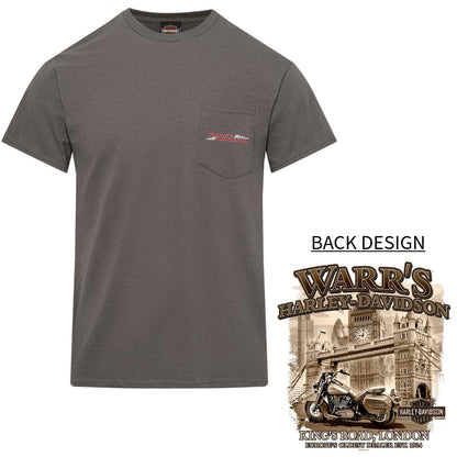 Warr's H-D® Men's Tribute and London Sepia Tee