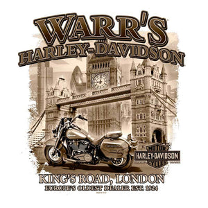 Warr's H-D® Men's Skeletor and London Big Ben Tee