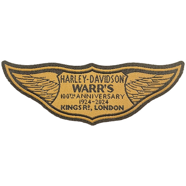Warr's H-D® 100th Anniversary Gold Patch