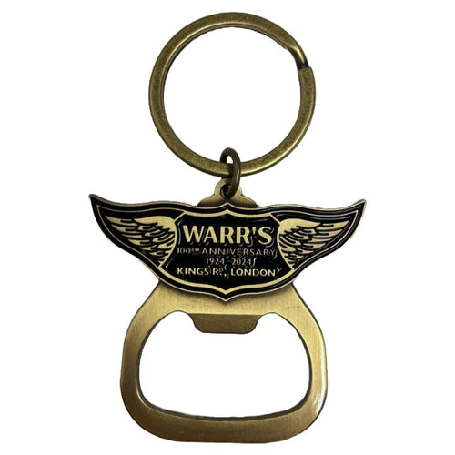 Warr’s 100Th Anniversary Key Ring Bottle Opener Gold Accessories