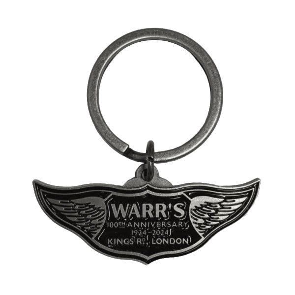 Warr's 100th Anniversary Key Ring Silver