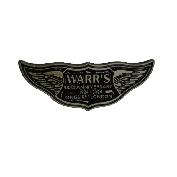 Warr's 100th Anniversary Small Pin Gold