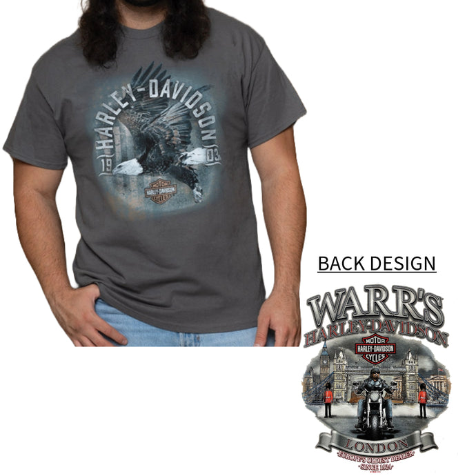 Warr's H-D® Men's Aerial and Road into London Tee
