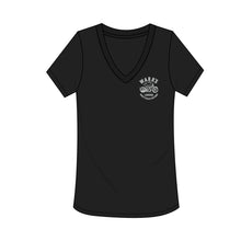 Warr's H-D® Women's King's Road Customs V Neck T-shirt - Black
