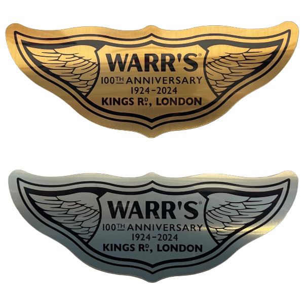 Warr's 100th Anniversary Metallic Decal – Warr's Harley-Davidson Online  Store - London