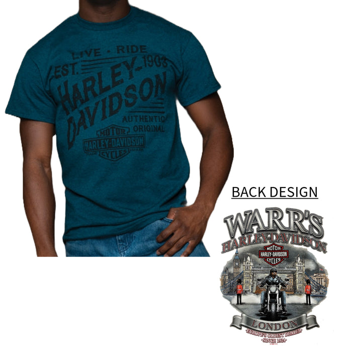 Warr's H-D® Men's Furious and Road into London Tee