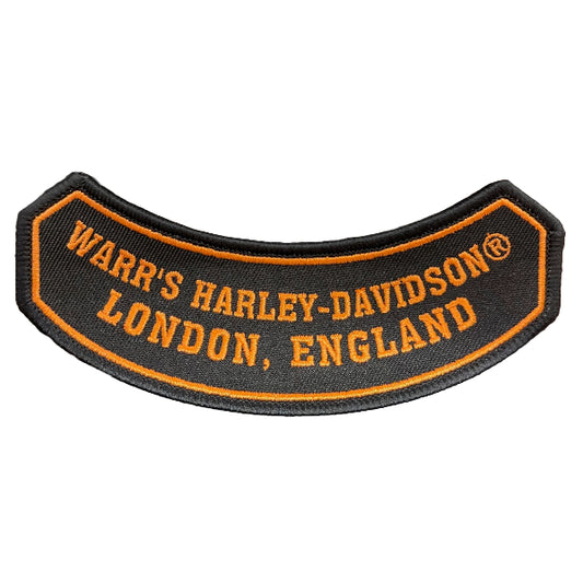 Warr's H-D® Rocker London Patch - Black