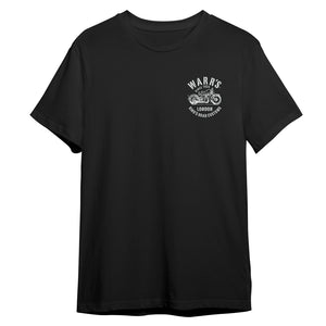 Warr's H-D® Men's Reverse King's Road Customs T-shirt - Black