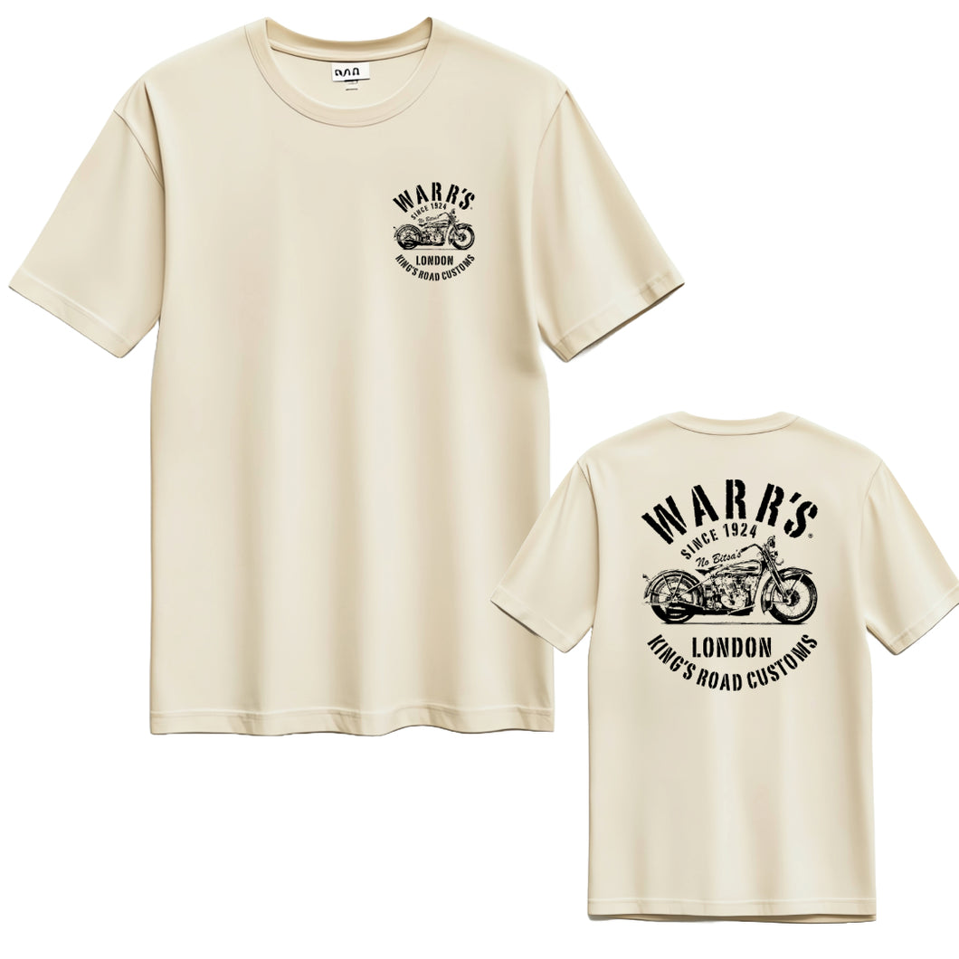 Warr's H-D® Men's Reverse King's Road Customs T-shirt - Crean