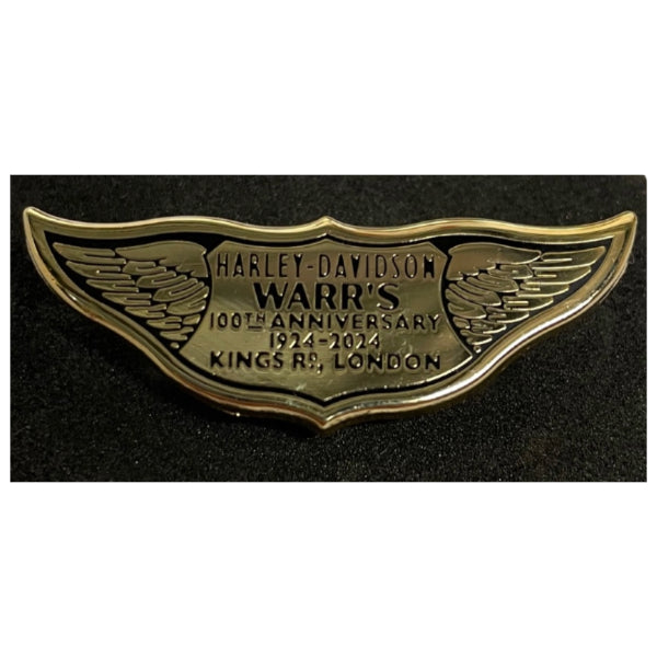 Warr's H-D® 100th Anniversary Gold Pin