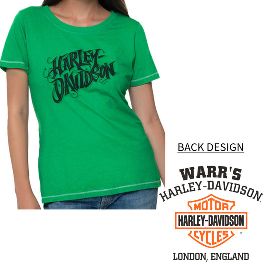 Warr's H-D® Women's Filigree and London at Big Ben Tee