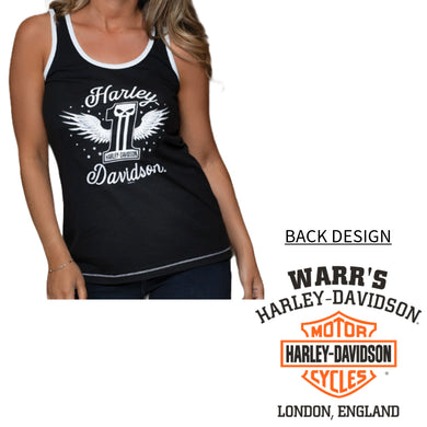 Warr's H-D® Women's Dark Angel and London at Big Ben Tee