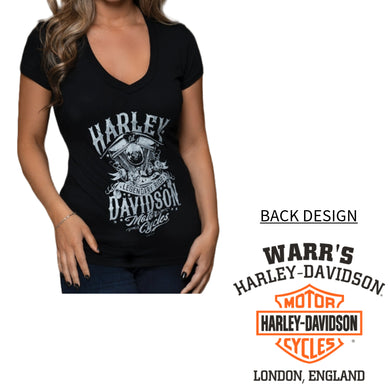 Warr's H-D® Women's Inscribe and London at Big Ben Tee