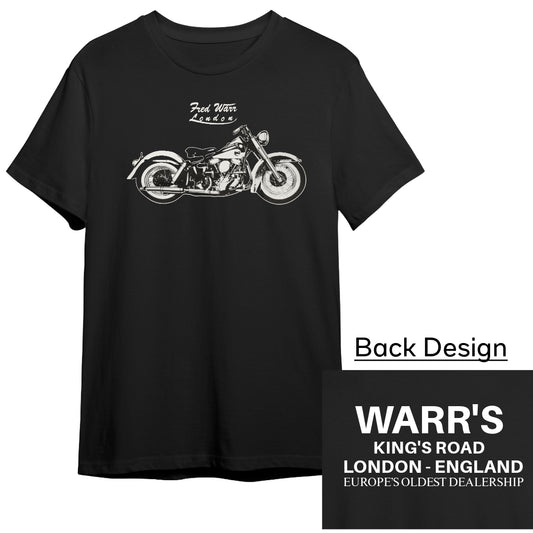 Official 1980’s Vintage Warr's Dealer T-Shirt Re-issue - Black