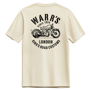 Warr's H-D® Men's Reverse King's Road Customs T-shirt - Crean