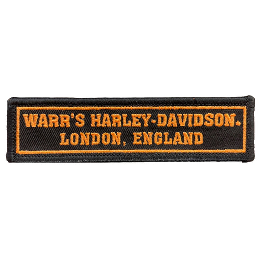 Warr's H-D® Rectangle London Patch - Black
