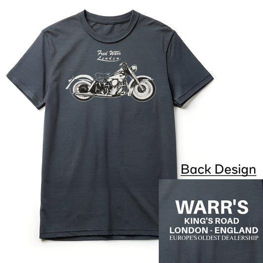 Official 1980’s Vintage Warr's Dealer T-Shirt Re-issue - Grey
