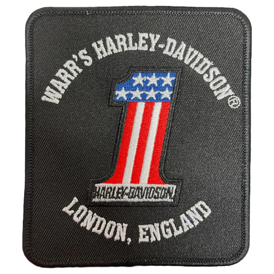 Warr's H-D® #1 London Patch - Black