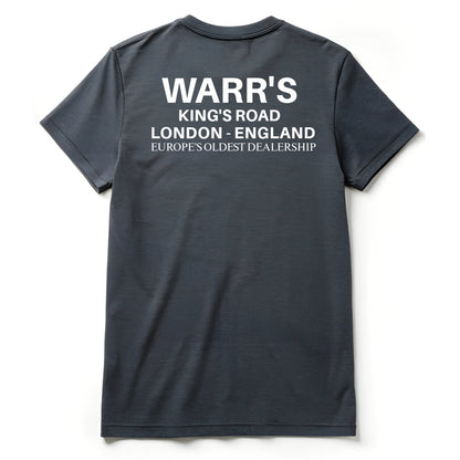 Official 1980’s Vintage Warr's Dealer T-Shirt Re-issue - Grey
