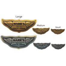 Warr's 100th Anniversary Metallic Decal