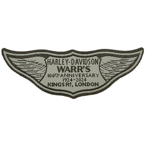 Warr's H-D® 100th Anniversary Silver Patch