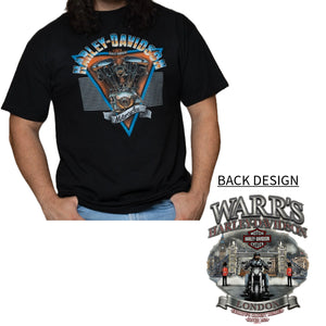 Warr's H-D® Men's Predict and Road into London Tee
