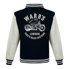 Warr's H-D® Men's King's Road Customs Varsity Jacket - Black