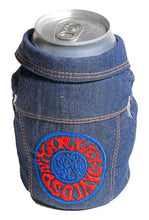 Harley-Davidson® 1970s Psychedelic Denim Can Cooler - Holds Standard 12 oz. Can