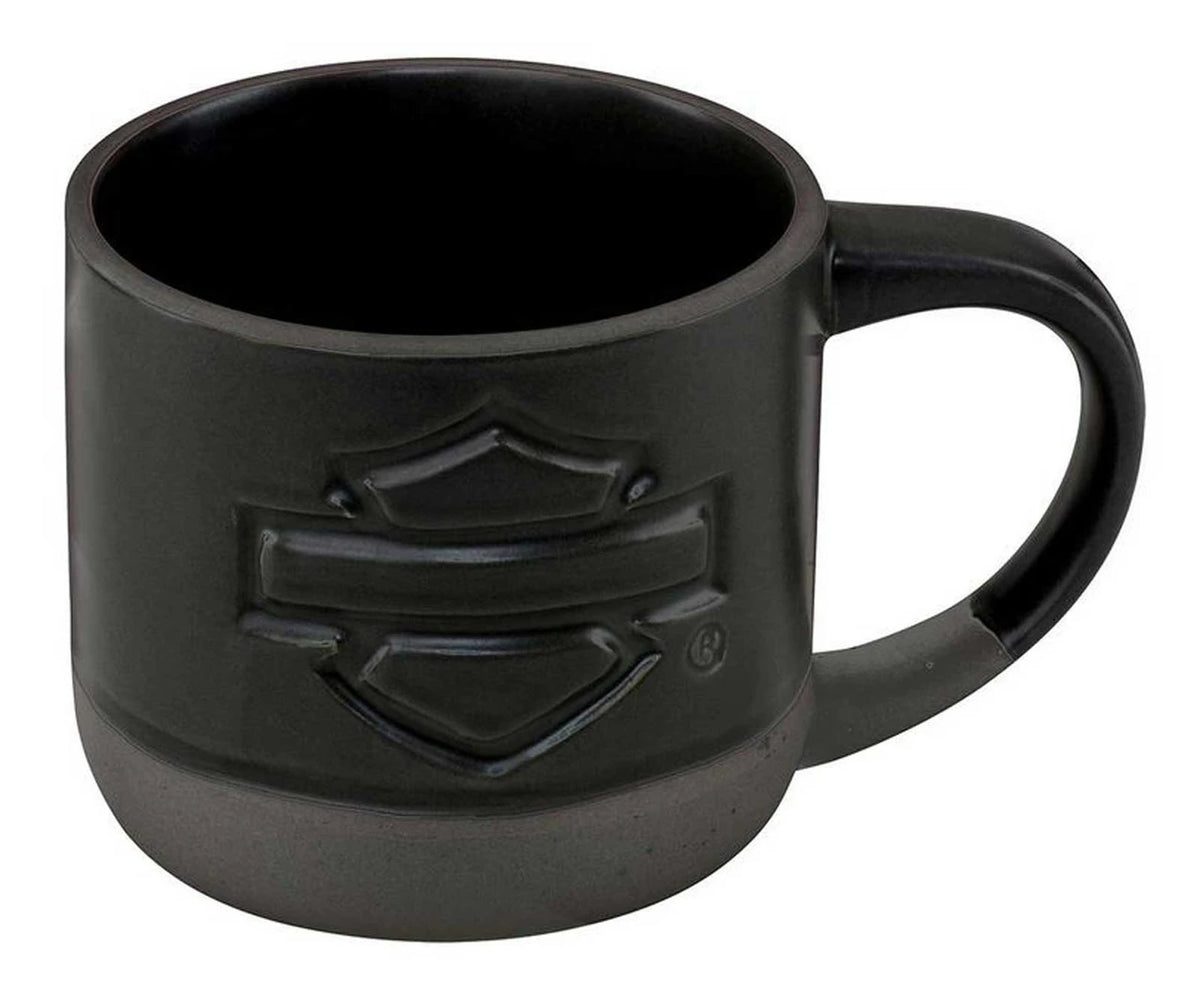 Harley-Davidson® Open Bar & Shield Pottery-Style Ceramic Mug