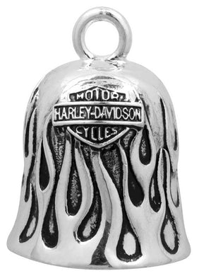 Harley-Davidson® Silver Flames Bar & Shield Ride Bell - HRB031