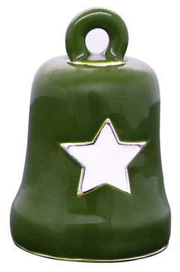 Harley-Davidson® Green & White Star Ride Bell Green HRB076