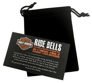Harley-Davidson® Silver Flames Bar & Shield Ride Bell - HRB031