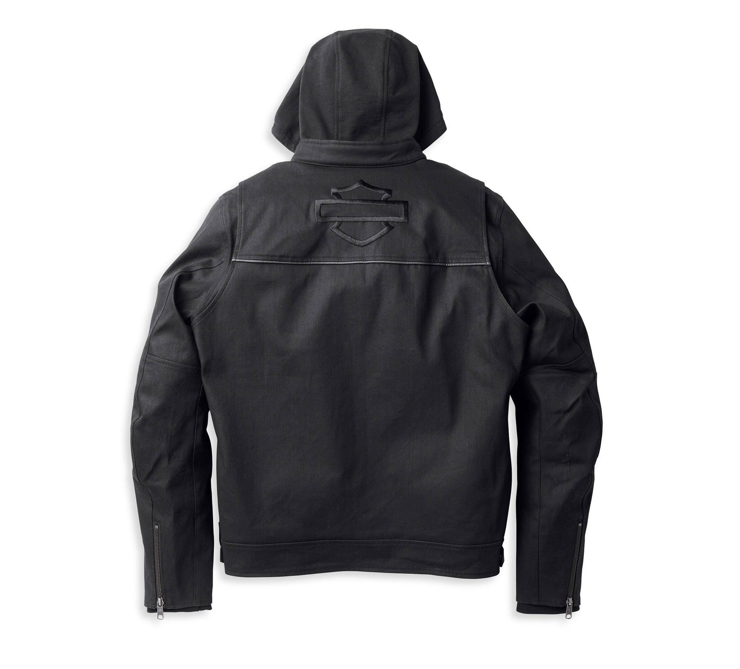 Harley-Davidson® Men's Metropolitan Mandarin Collar 3-in-1 Jacket Black - 98132-22EM