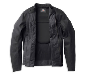 Harley-Davidson® Men's Metropolitan Mandarin Collar 3-in-1 Jacket Black - 98132-22EM