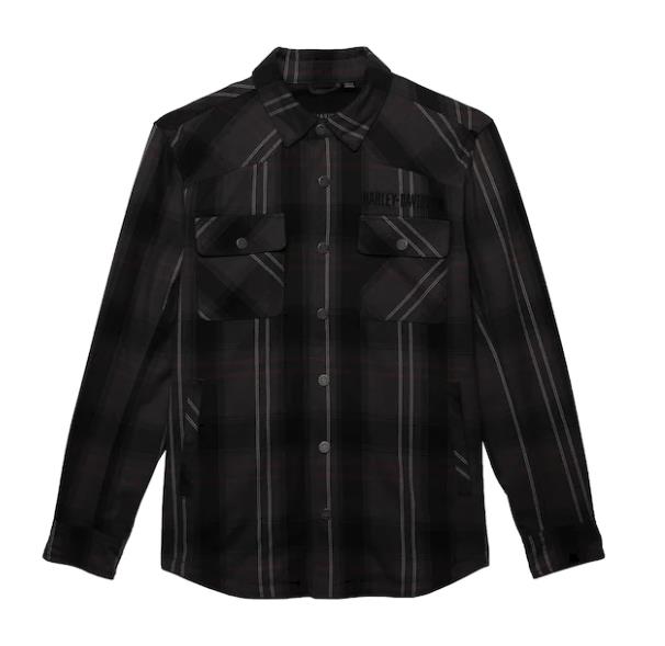 Harley-Davidson® Men's Operative Riding Shirt Jacket Grey Heather- 97151-22EM