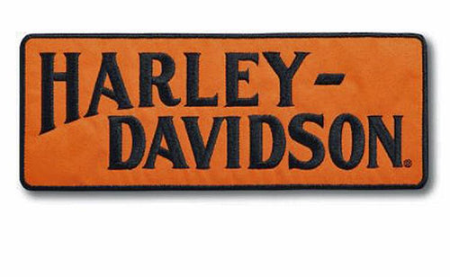 Harley-Davidson® Racer Tank Logo Iron-On Patch - Large