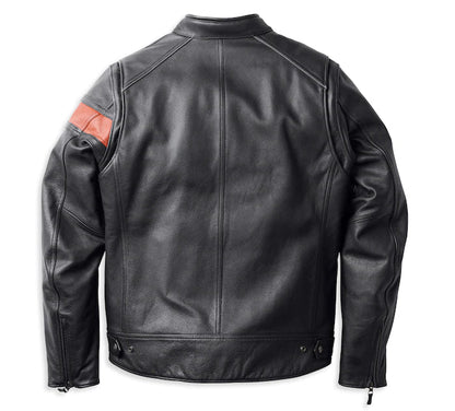 Harley-Davidson® Men's Hwy-100 Waterproof Leather Jacket Black - 98000-22EM