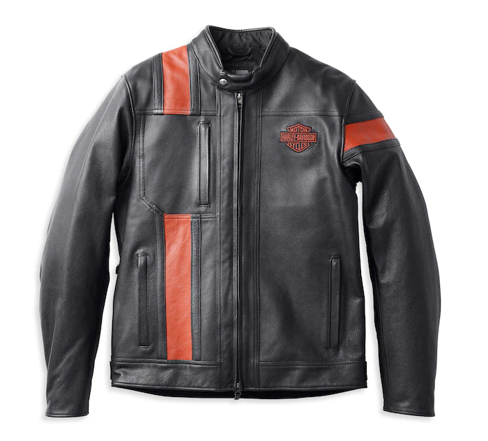 Harley-Davidson® Men's Hwy-100 Waterproof Leather Jacket