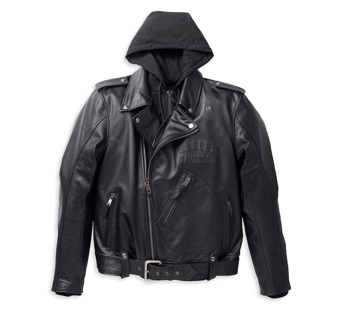 Harley-Davidson® Potomac 3-in-1 Leather Jacket Black - 98003-23VM