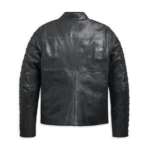 Harley-Davidson  Mens Ozello Perforated Leather Jacket Riding Jackets