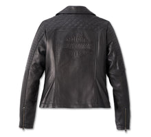 Harley-Davidson® Women's Classic Biker Debossed Leather Jacket - 98014-23VW