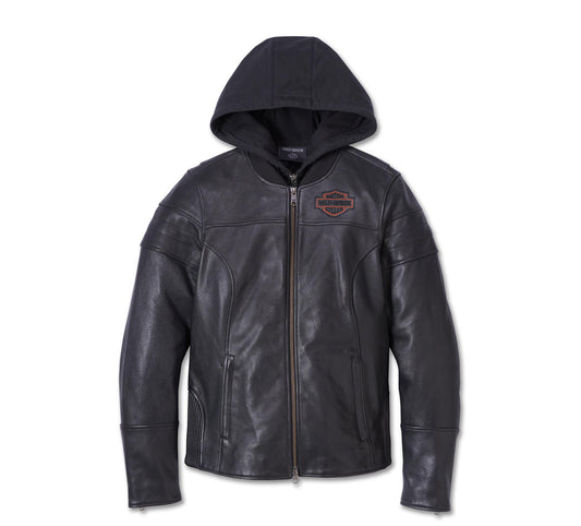 Harley-Davidson® Women's Miss Enthusiast 2.0 Leather 3-in-1 Jacket - 98020-23EW