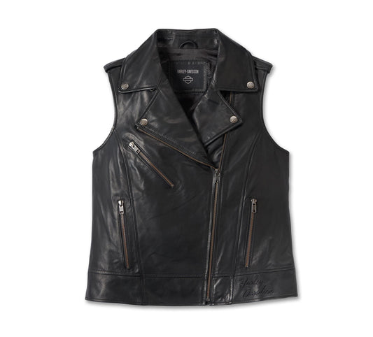Harley-Davidson® Women's Eclipse Leather Vest - 98024-23VW