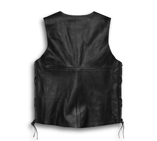 Harley-Davidson® Men's Tradition II Leather Vest - 98024-18VM