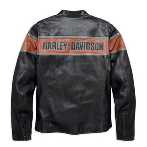 Harley-Davidson  Mens Victory Lane Leather Jacket - 98027-18Em Riding Jackets