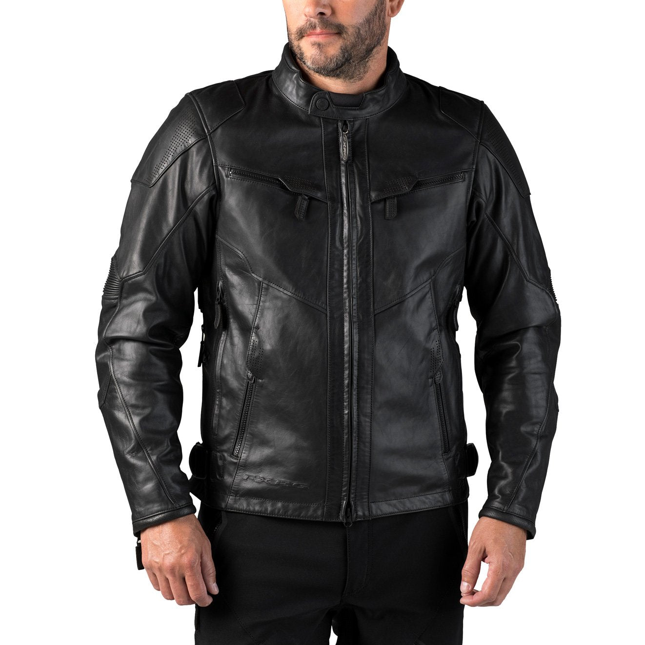 Harley-Davidson® Men's FXRG Leather Jacket With Pocket System 98040-12VM