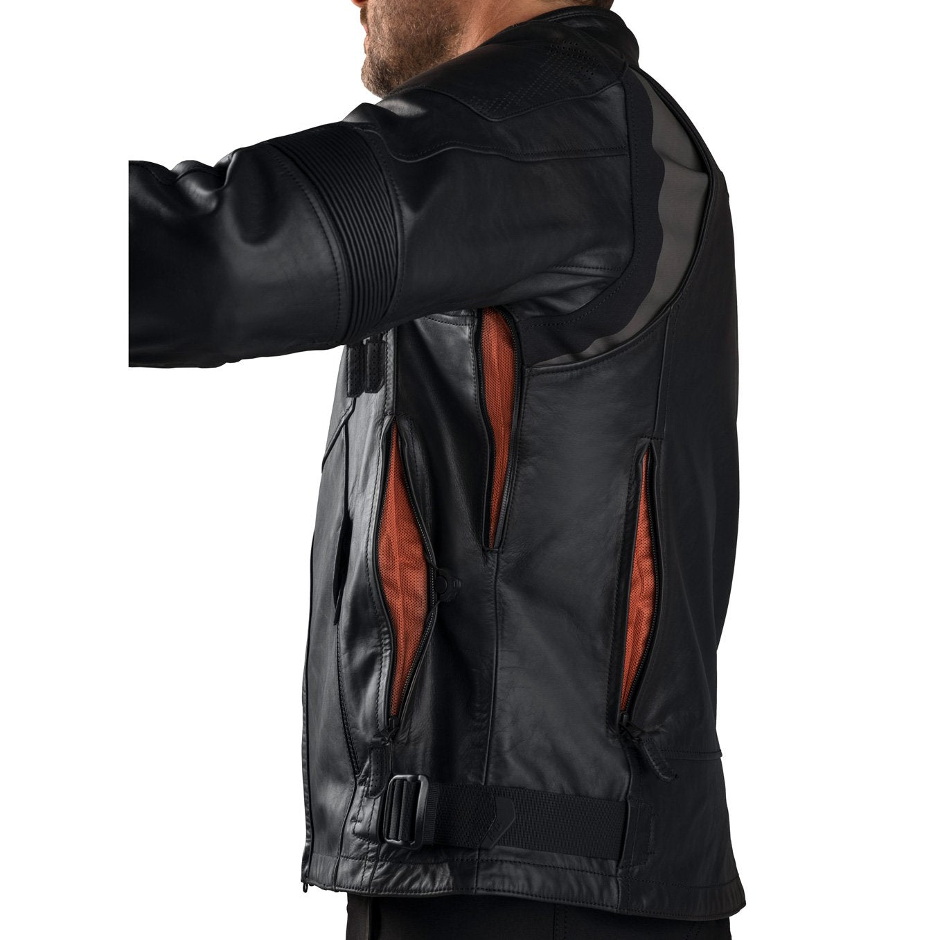 Mens FXRG Leather Jacket- Medium