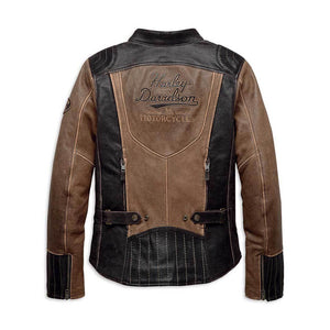 Harley-Davidson  Womens H-D  Triple Vent System Gallun Leather Jacket - 98066-19Ew Riding Jackets
